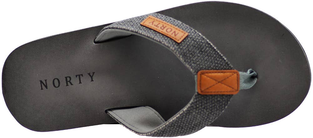 Norty Men's Soft EVA Sandal - Grey