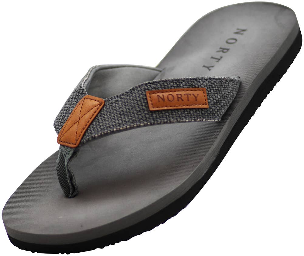 Norty Men's Soft EVA Sandal - Grey